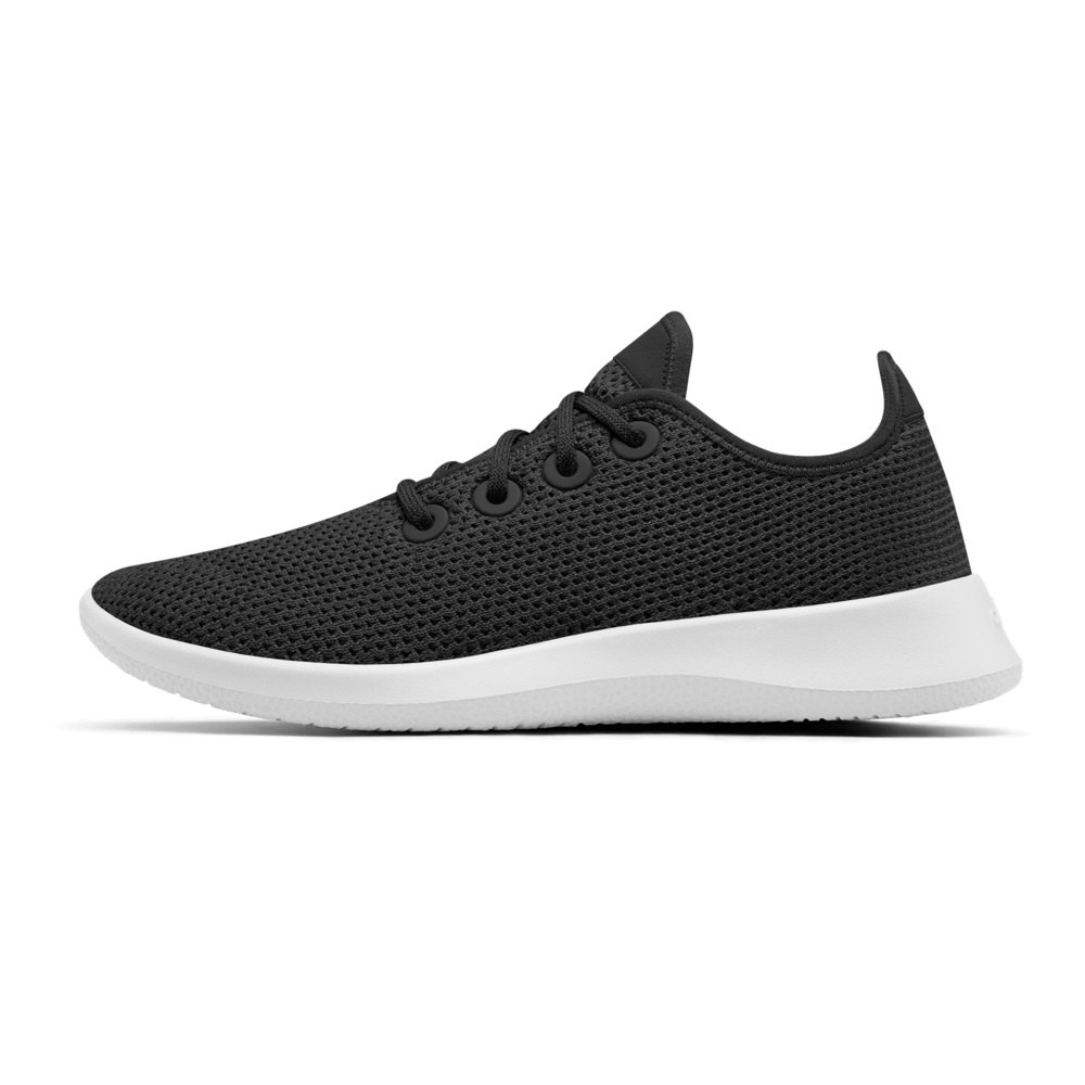 Allbirds Tree Runners - Basket Noir Femme | CAD-69225637