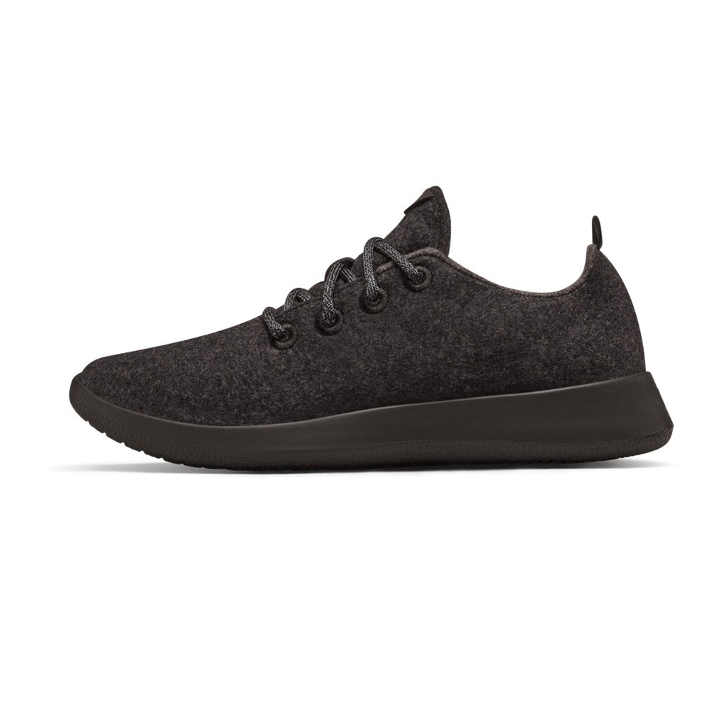 Allbirds Wool Runners - Basket Noir Femme | VEK-43021391