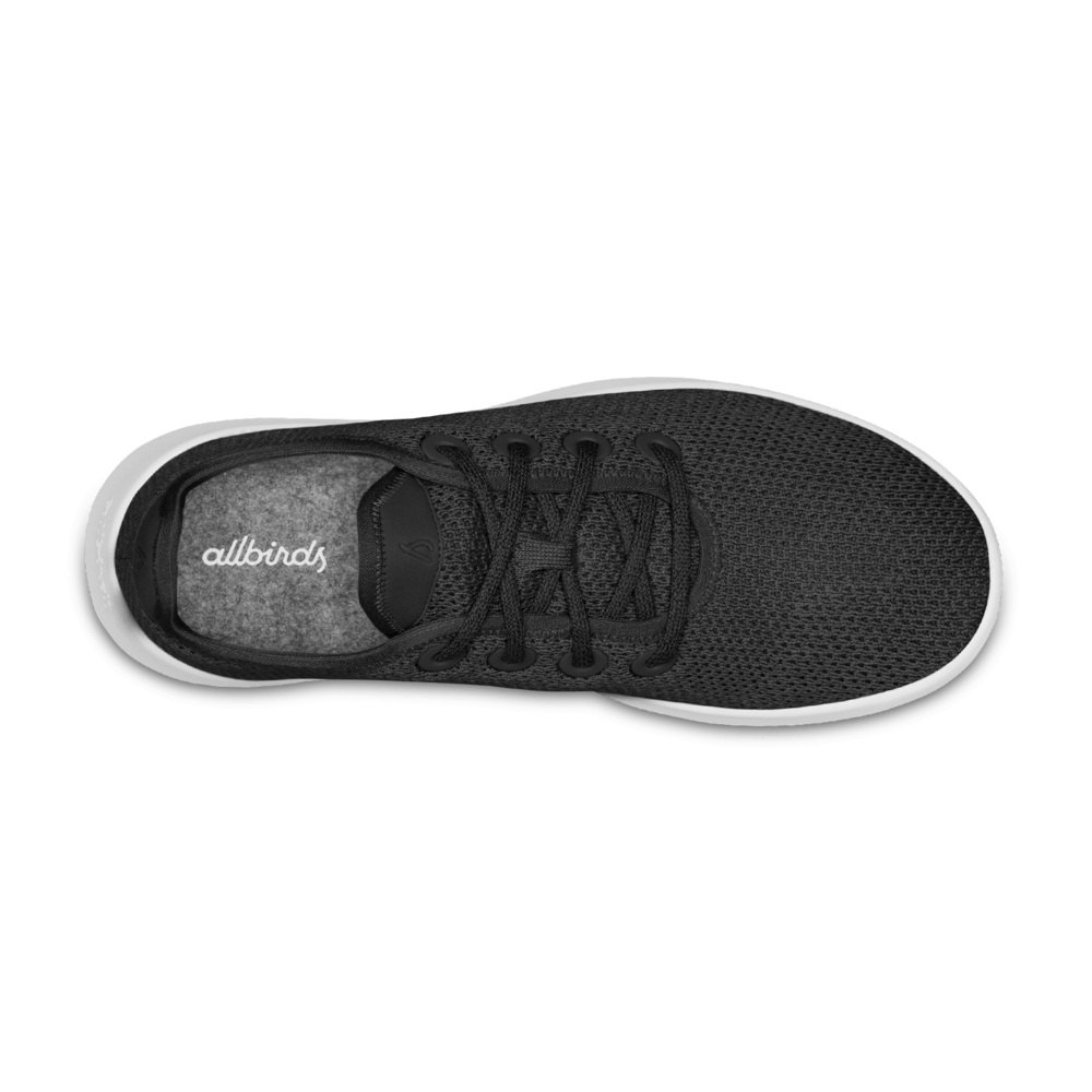 Allbirds Tree Runners - Basket Noir Femme | CAD-69225637