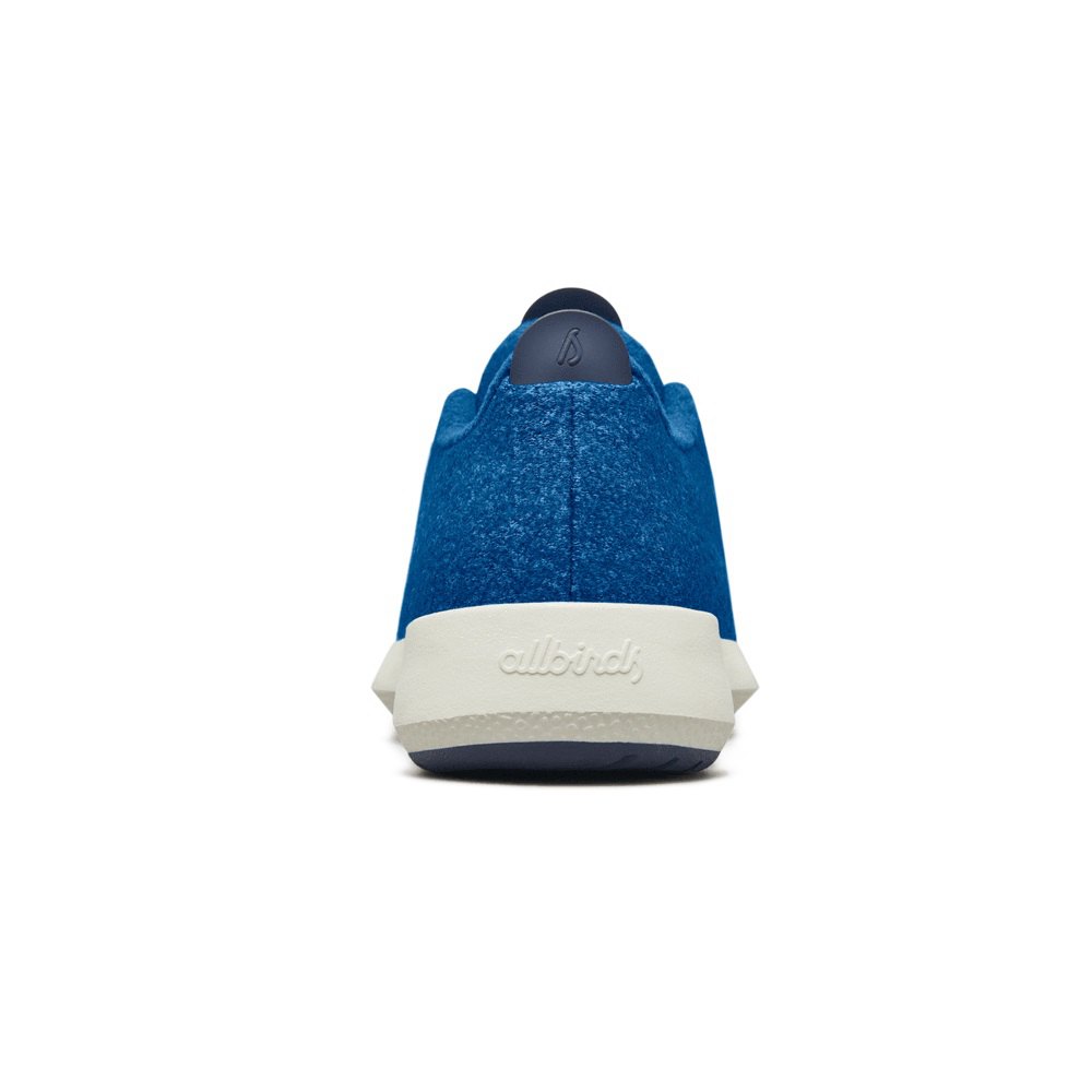 Allbirds Wool Runner Mizzles - Basket Bleu Femme | FFX-63897582