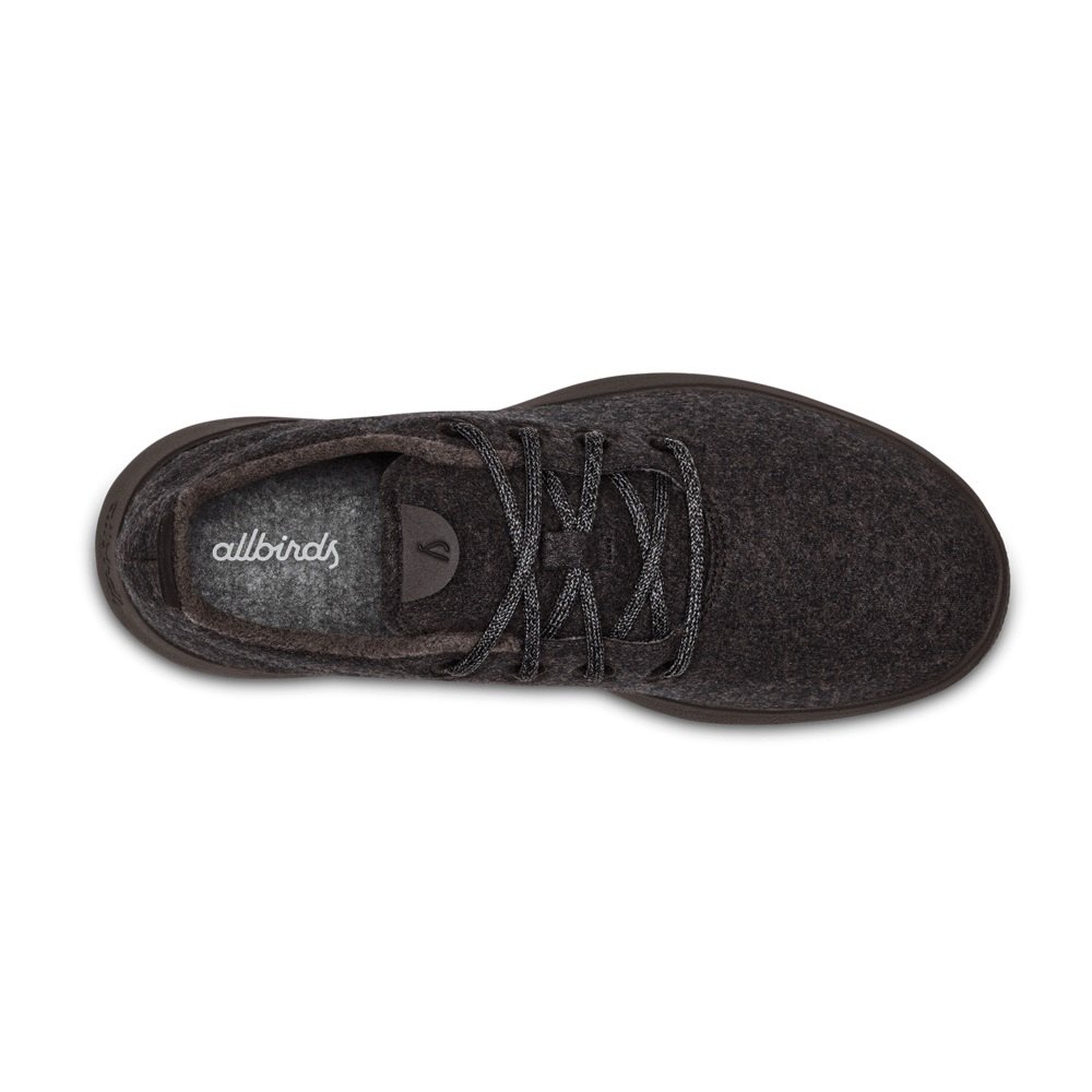 Allbirds Wool Runners - Basket Noir Femme | VEK-43021391