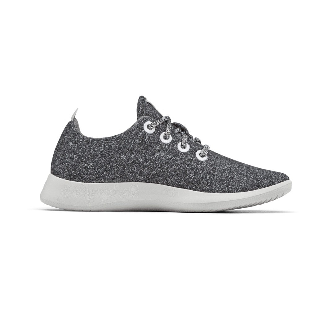 Allbirds Wool Runners - Basket Grise Foncé Femme | MWT-71844861