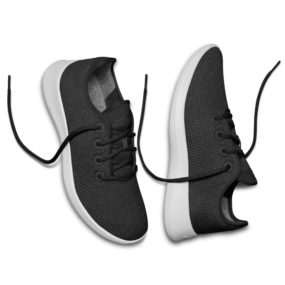 Allbirds Tree Runners - Basket Noir Femme | CAD-69225637