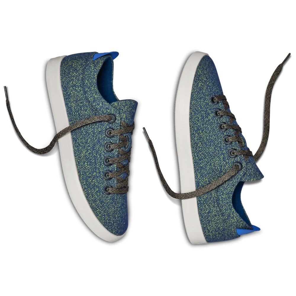 Allbirds Wool Pipers - Basket Bleu Femme | ICW-00246667