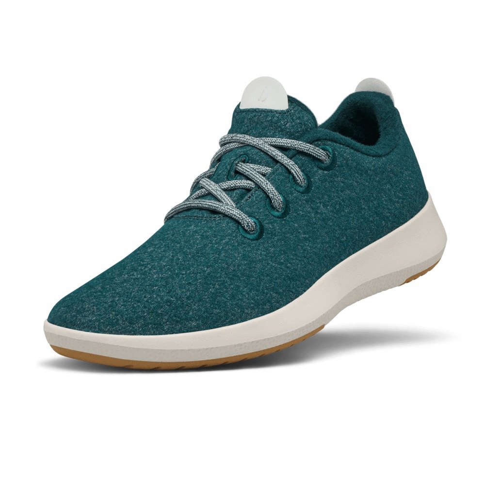 Allbirds Wool Runner Mizzles - Basket Vert Femme | KND-28058779