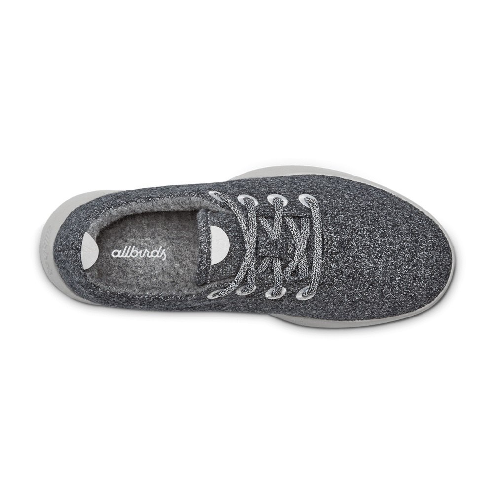 Allbirds Wool Runners - Basket Grise Foncé Femme | MWT-71844861