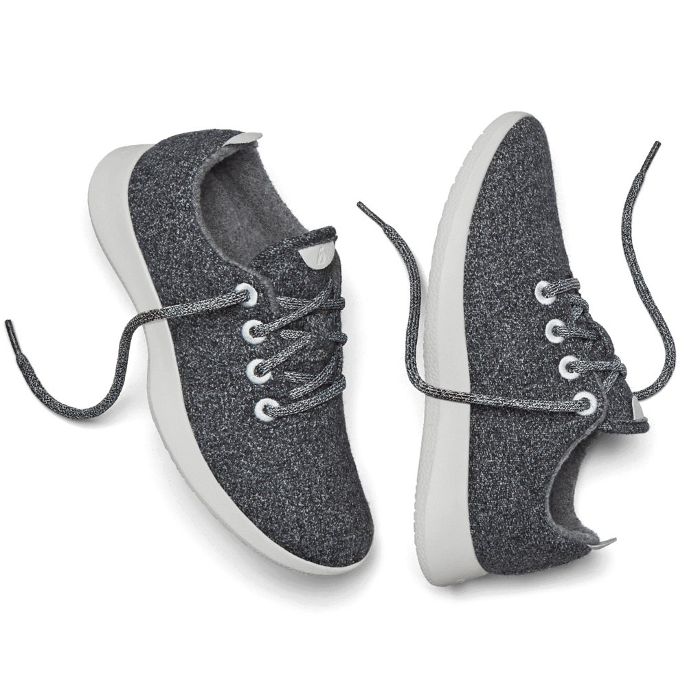 Allbirds Wool Runners - Basket Grise Foncé Femme | MWT-71844861