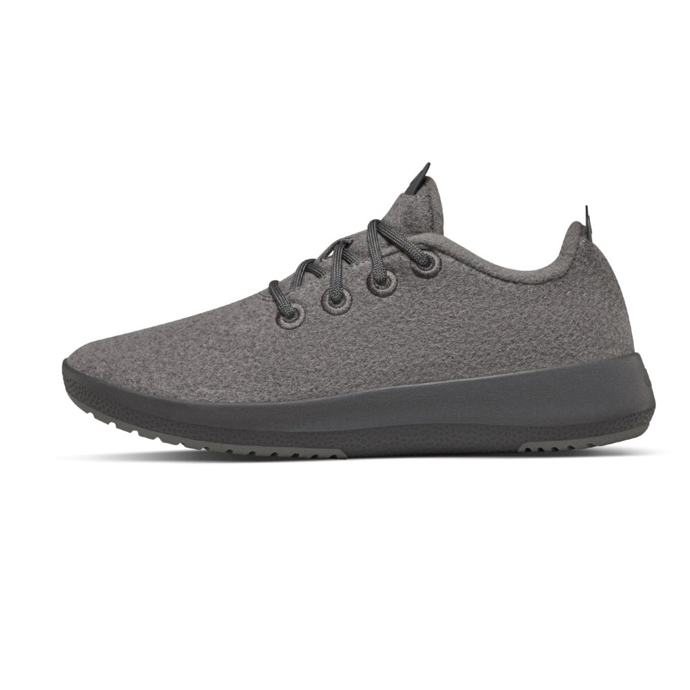 Allbirds Wool Runner Mizzles - Basket Grise Foncé Femme | UHK-26172479