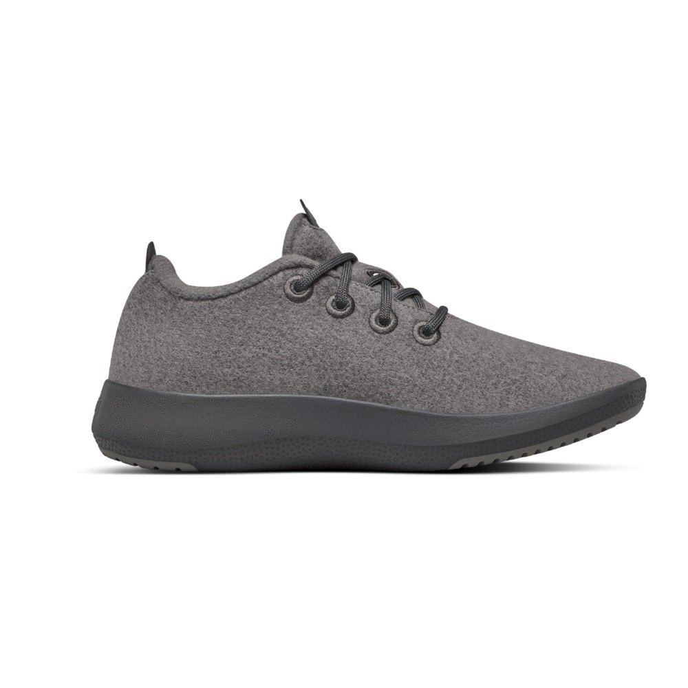 Allbirds Wool Runner Mizzles - Basket Grise Foncé Femme | UHK-26172479