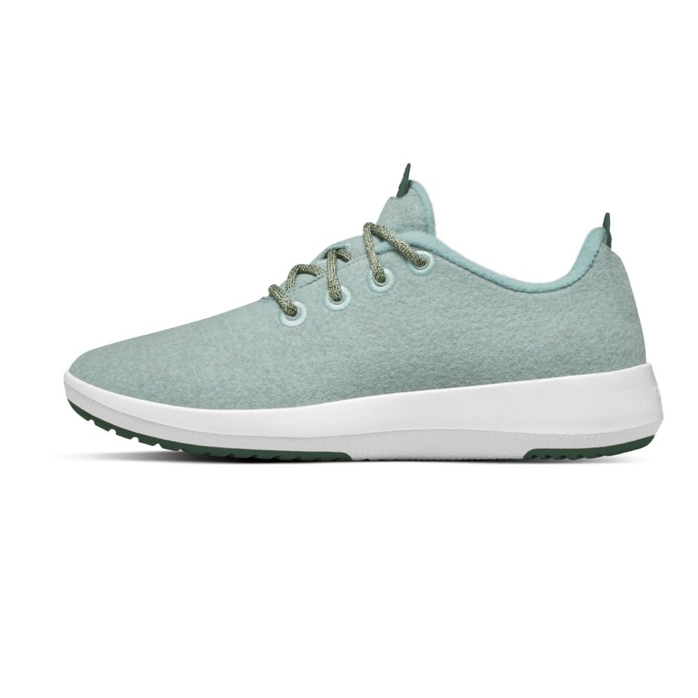 Allbirds Wool Runner Mizzles - Basket Menthe Femme | QZJ-76658934