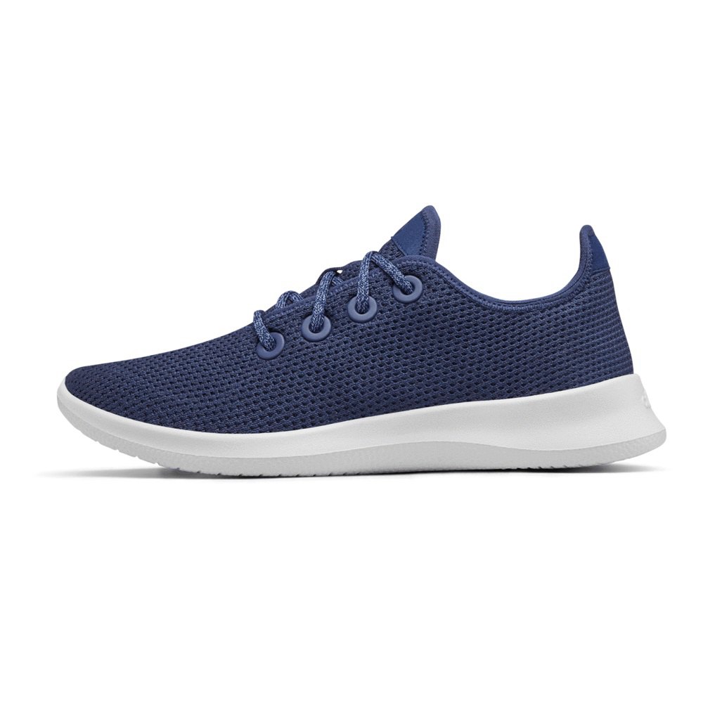 Allbirds Tree Runners - Basket Bleu Marine Femme | VFZ-74368442