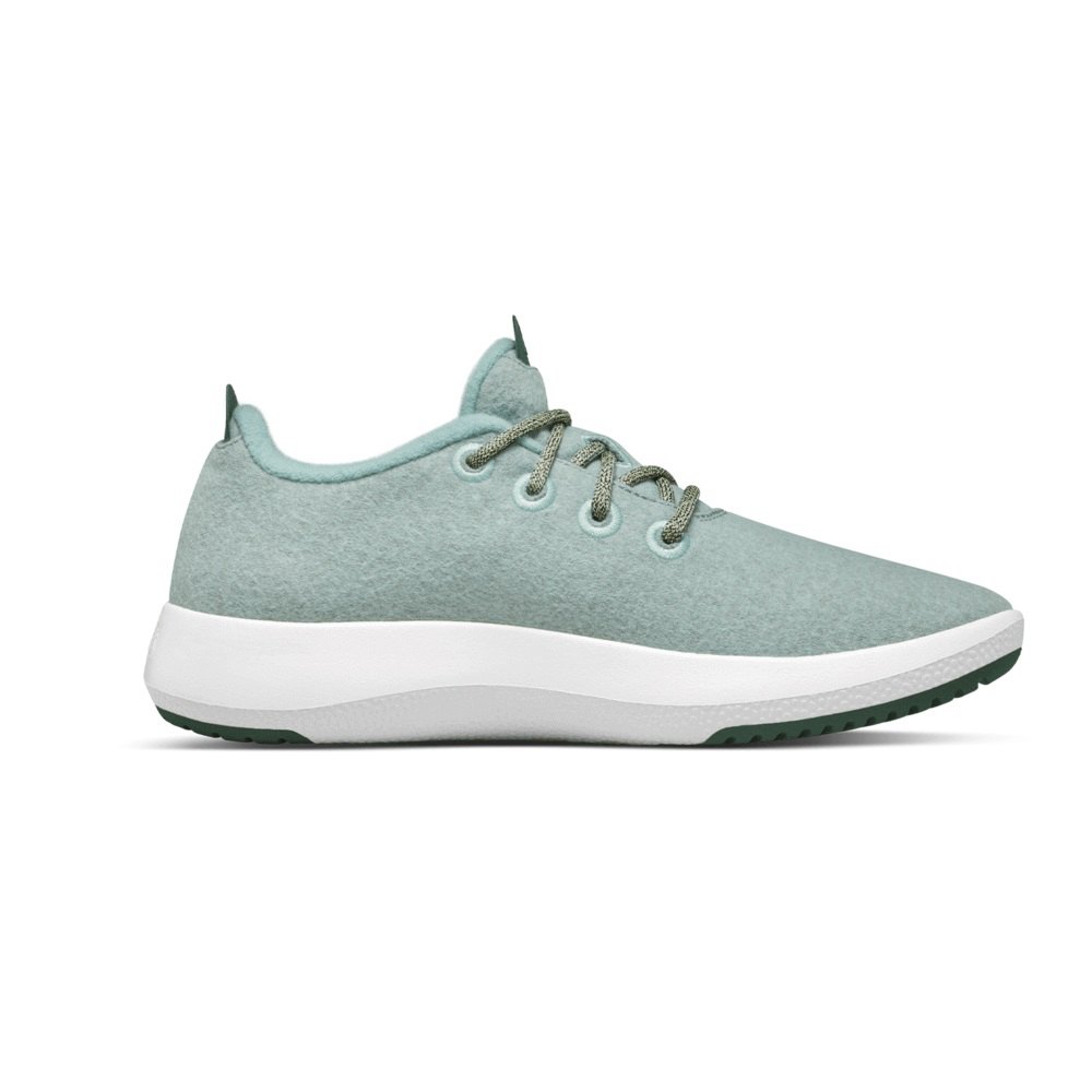 Allbirds Wool Runner Mizzles - Basket Menthe Femme | QZJ-76658934