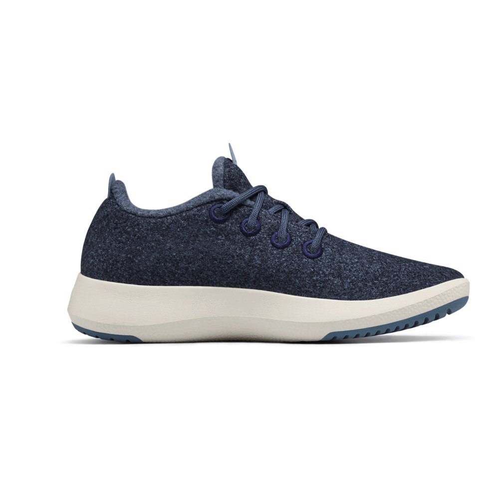 Allbirds Wool Runner Mizzles - Basket Bleu Marine Femme | YVX-66751823