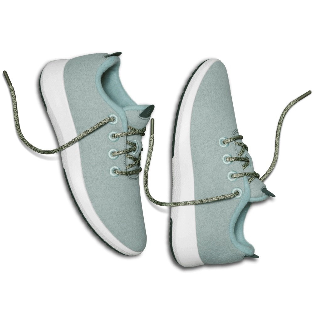 Allbirds Wool Runner Mizzles - Basket Menthe Femme | QZJ-76658934