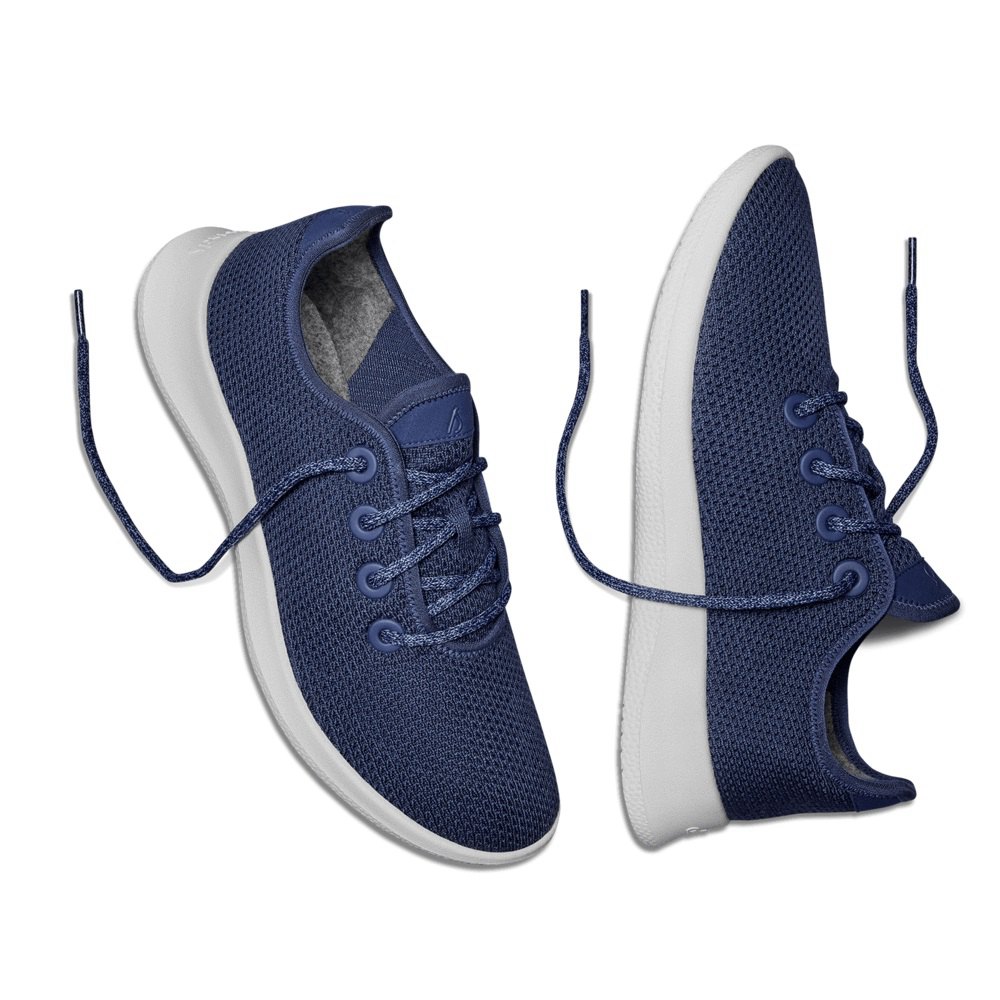 Allbirds Tree Runners - Basket Bleu Marine Femme | VFZ-74368442