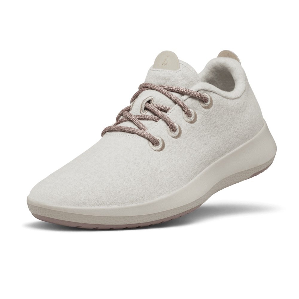 Allbirds Wool Runner Mizzles - Basket Blanche Femme | SEH-41100865