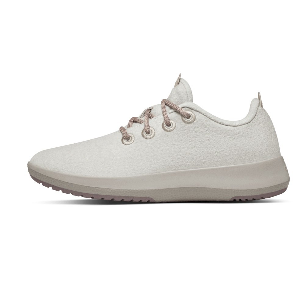 Allbirds Wool Runner Mizzles - Basket Blanche Femme | SEH-41100865