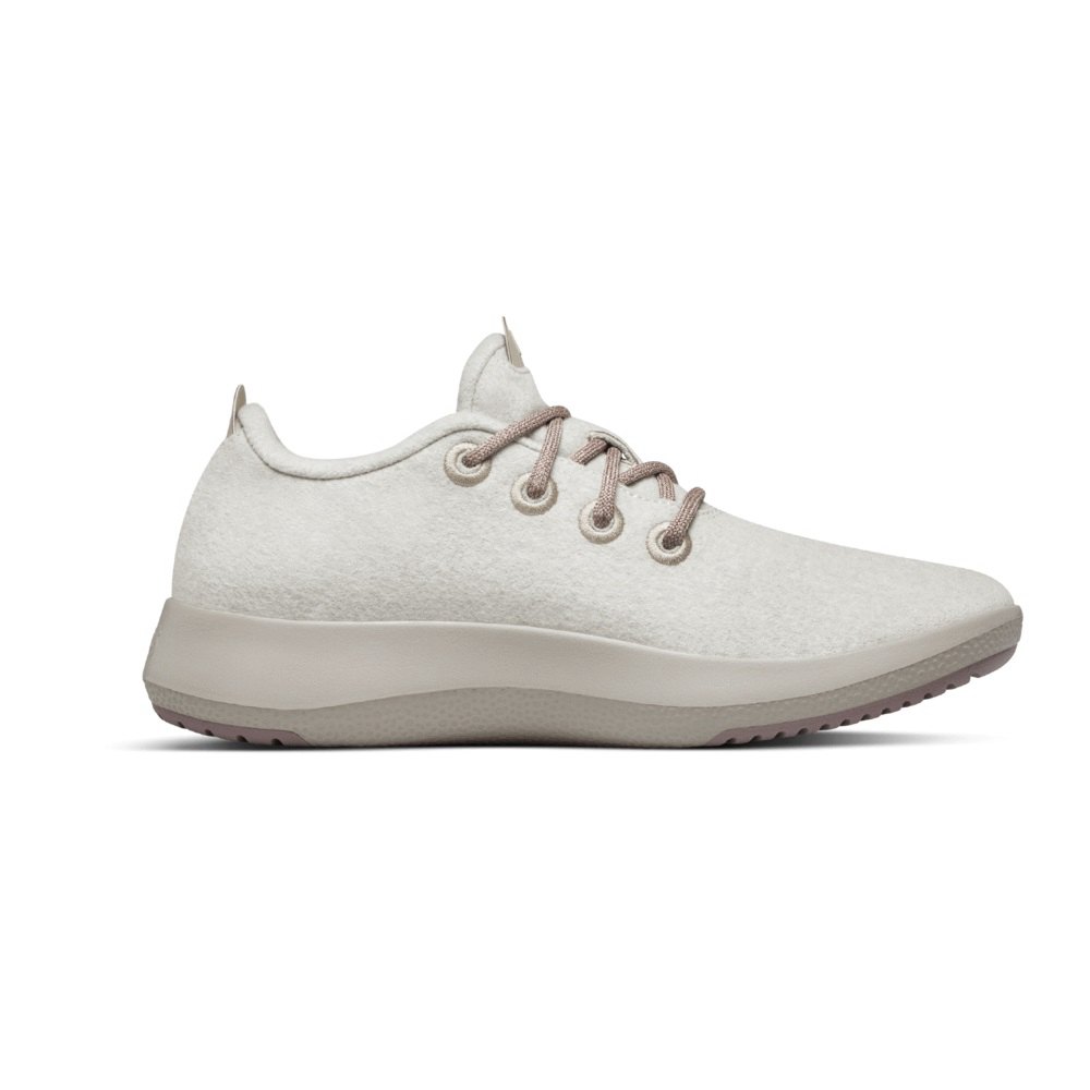 Allbirds Wool Runner Mizzles - Basket Blanche Femme | SEH-41100865