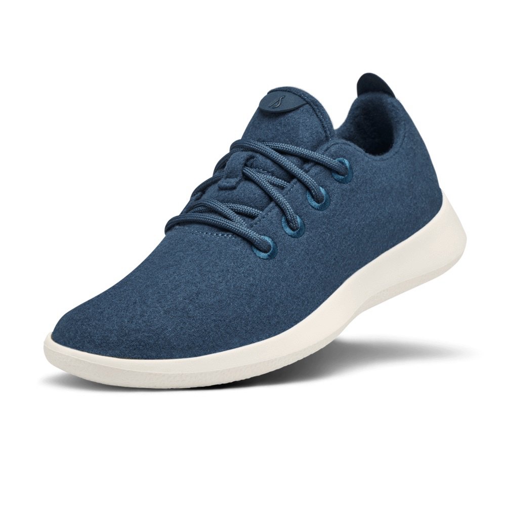 Allbirds Wool Runners - Basket Bleu Marine Femme | TNC-48955160