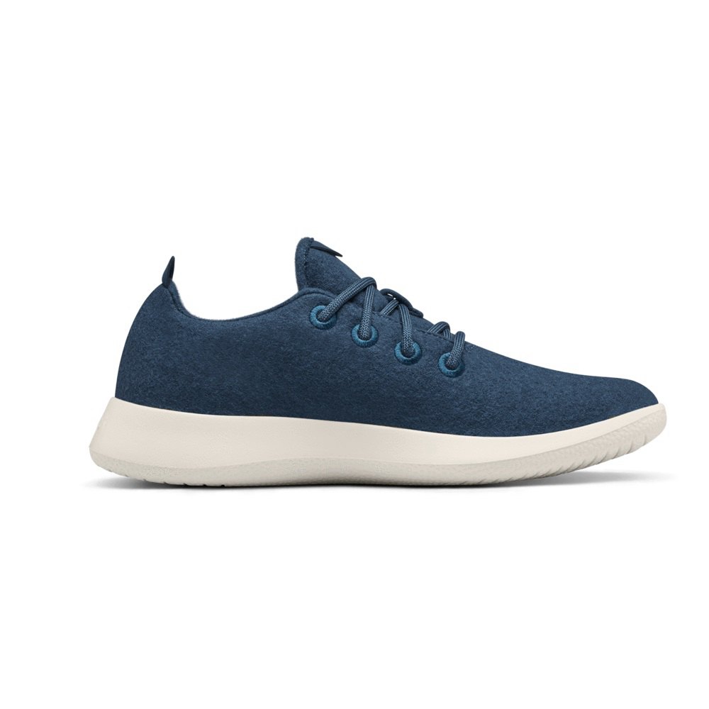 Allbirds Wool Runners - Basket Bleu Marine Femme | TNC-48955160