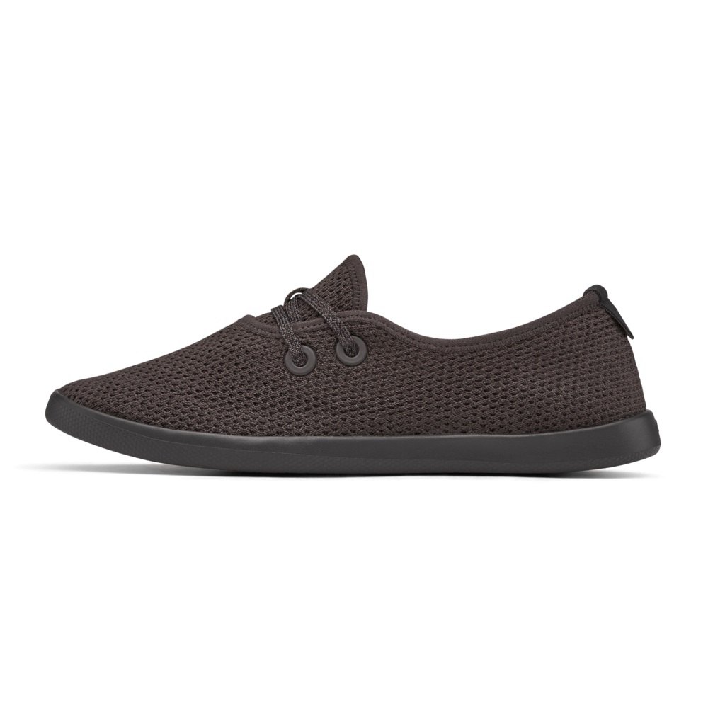 Allbirds Tree Skippers - Chaussure Bateau Grise Foncé Femme | PRH-07296352