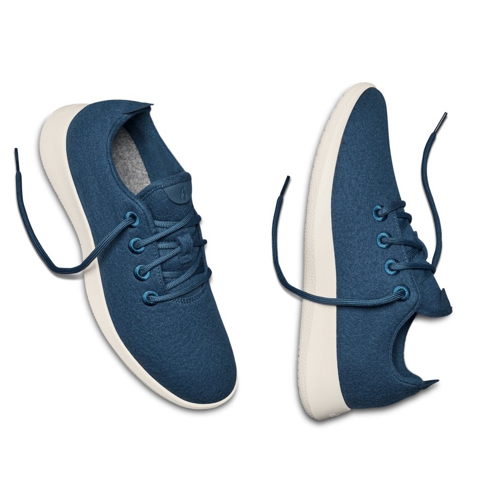 Allbirds Wool Runners - Basket Bleu Marine Femme | TNC-48955160