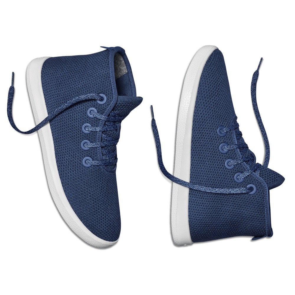 Allbirds Tree Toppers - Bottes Bleu Marine Femme | JUS-71703309