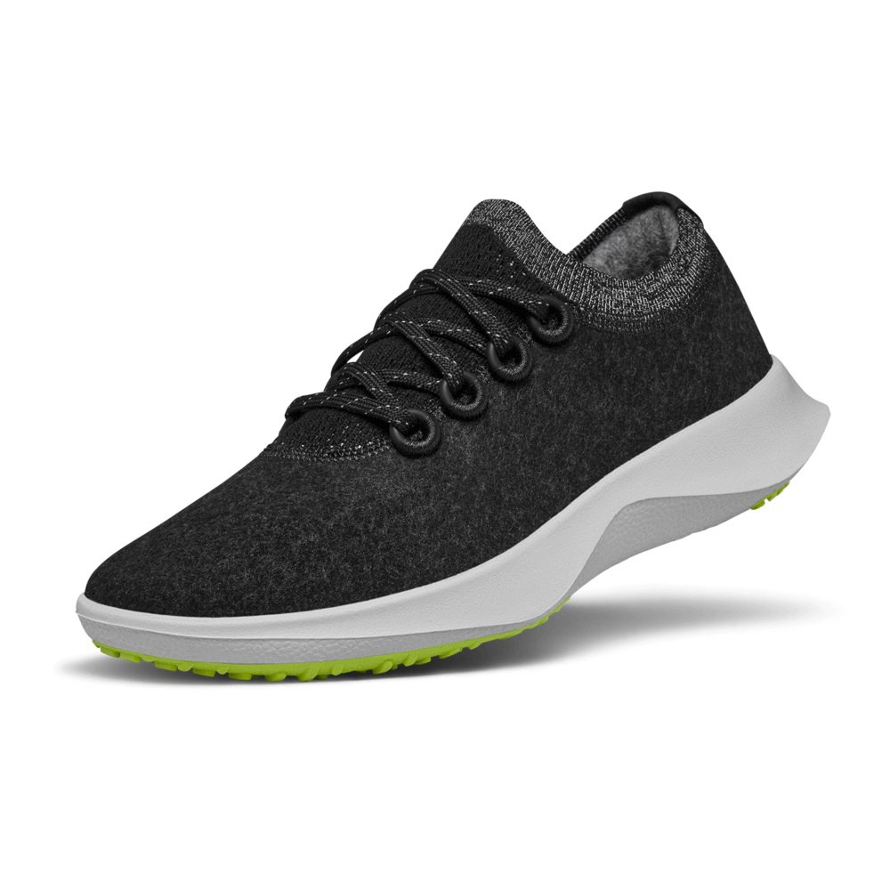 Allbirds Wool Dasher Mizzles - Chaussure Running Noir Femme | YOU-39978999