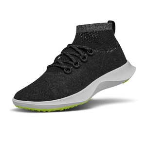 Allbirds Wool Dasher Mizzles Mid - Chaussure Running Noir Femme | BKA-49529680