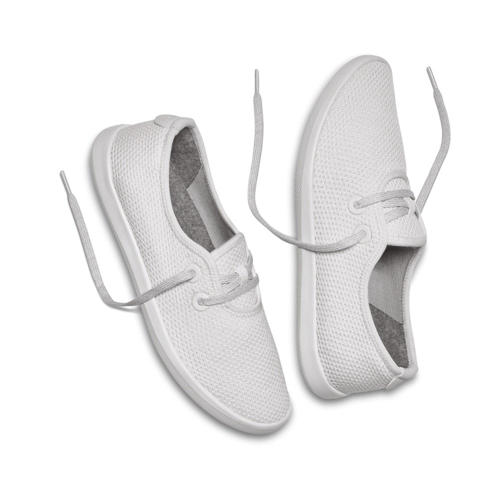 Allbirds Tree Skippers - Chaussure Bateau Blanche Femme | HVR-69875824