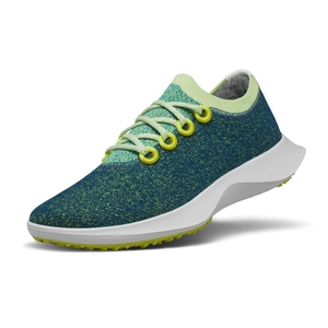 Allbirds Wool Dasher Mizzles - Chaussure Running Vert Femme | YTX-54636231