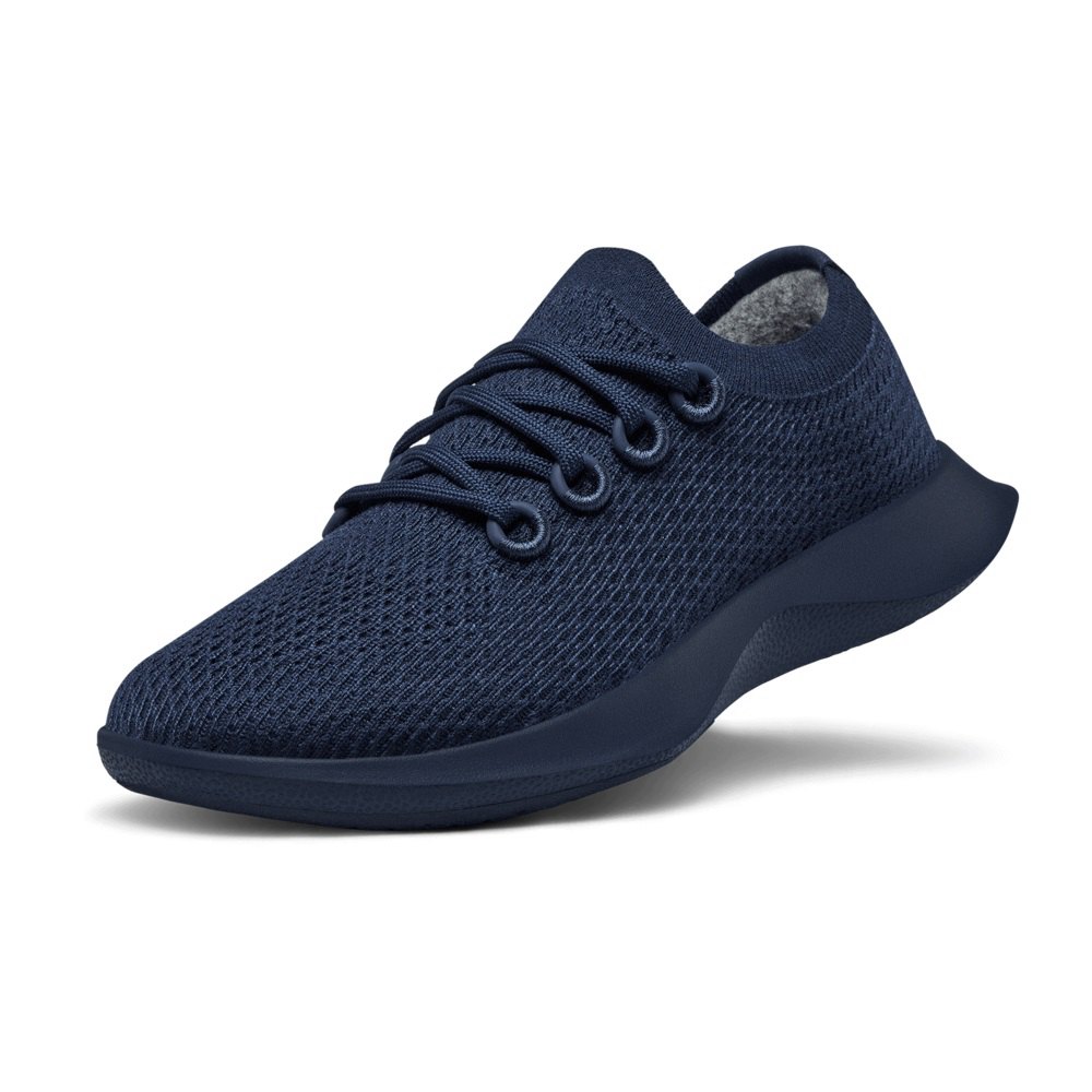 Allbirds Tree Dashers - Chaussure Running Bleu Marine Femme | XHM-59425527