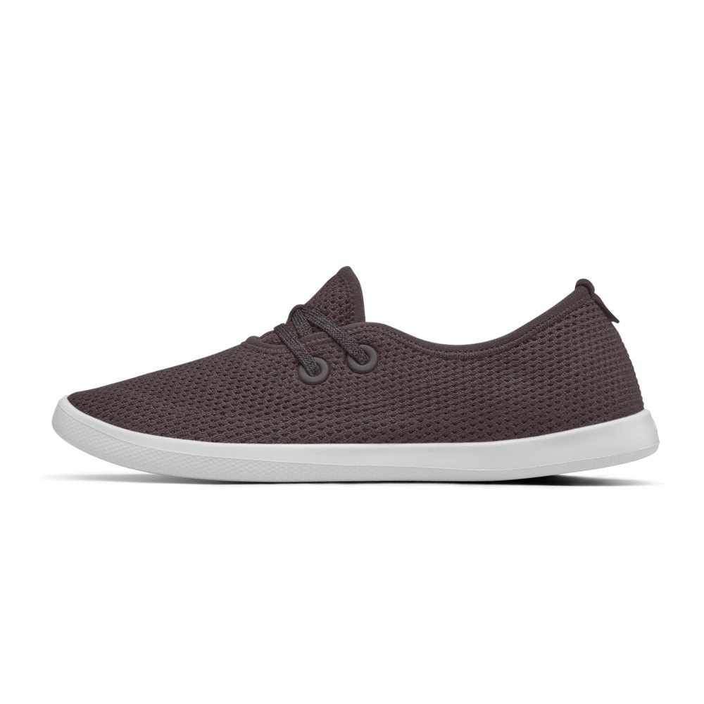 Allbirds Tree Skippers - Chaussure Bateau Grise Foncé Femme | VPJ-41716081