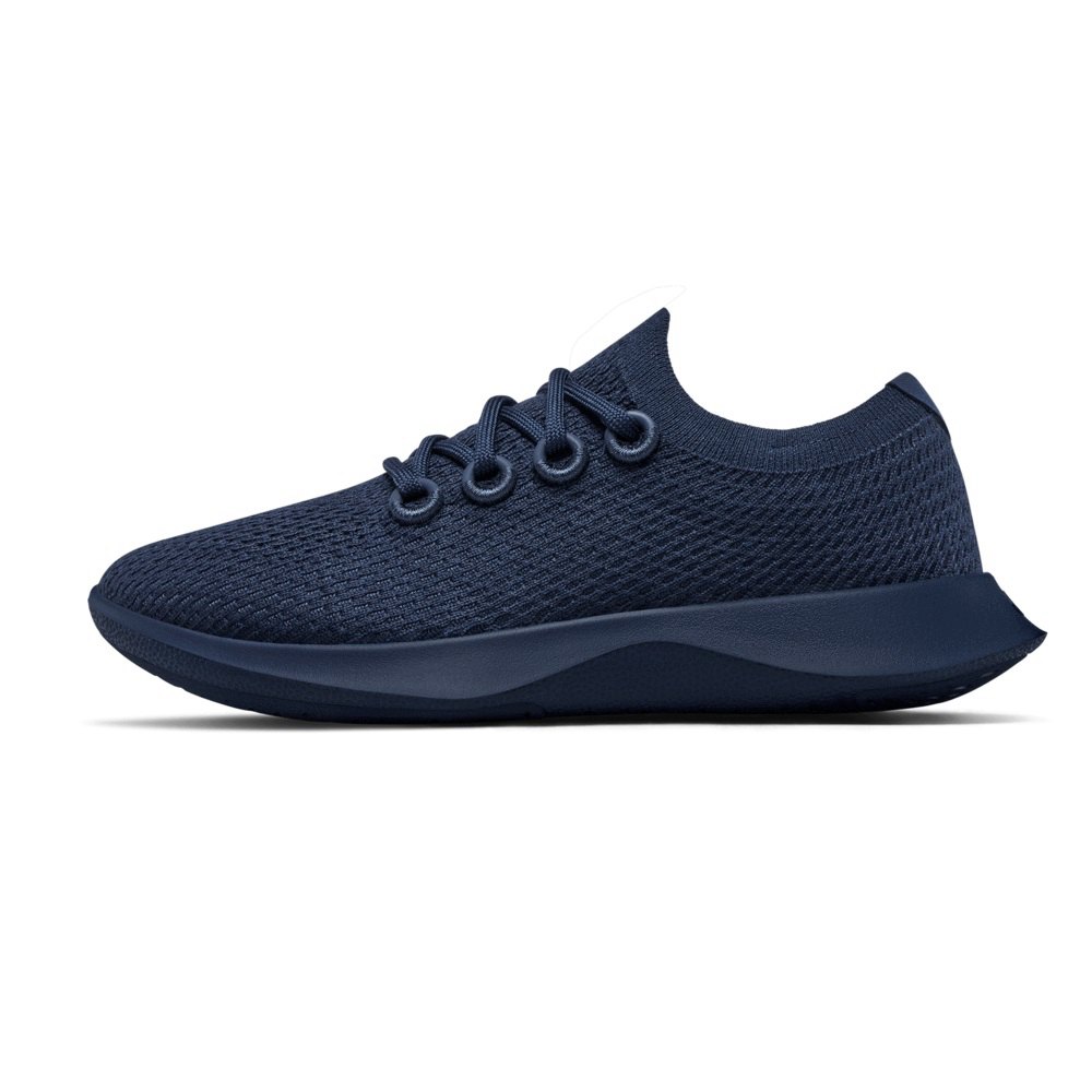 Allbirds Tree Dashers - Chaussure Running Bleu Marine Femme | XHM-59425527