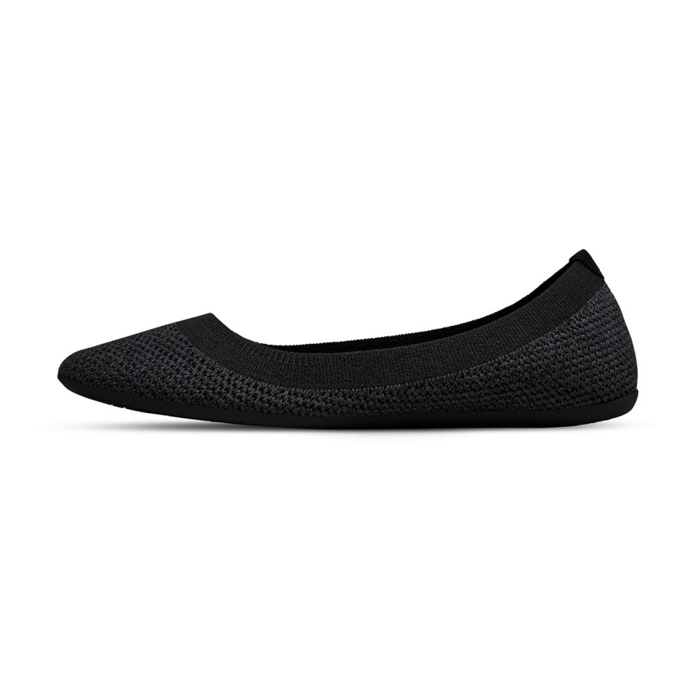 Allbirds Tree Breezers - Chaussures Plates Noir Femme | XFW-74997655