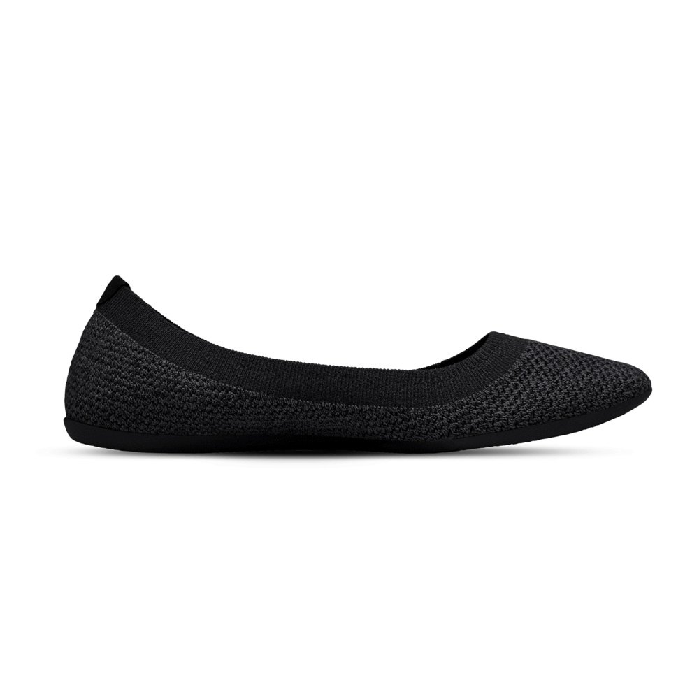 Allbirds Tree Breezers - Chaussures Plates Noir Femme | XFW-74997655