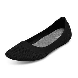 Allbirds Tree Breezers - Chaussures Plates Noir Femme | YPO-19562017