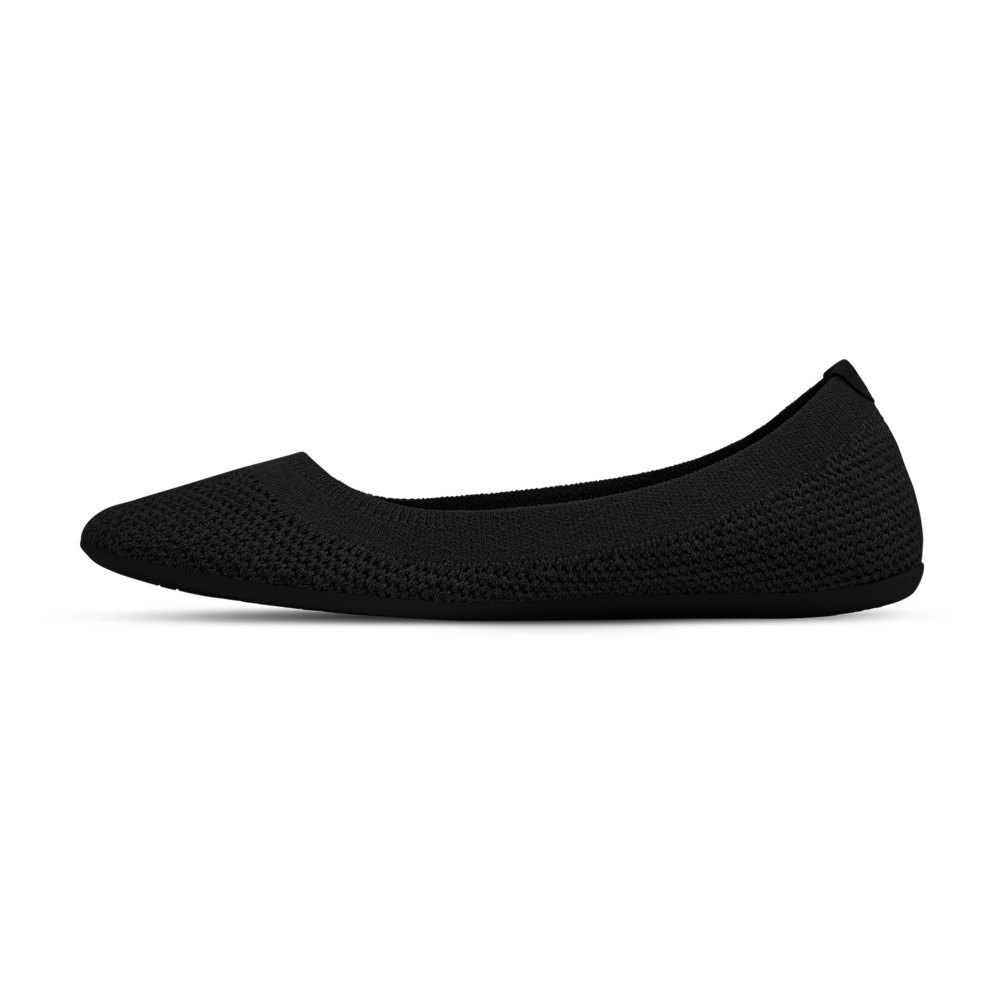 Allbirds Tree Breezers - Chaussures Plates Noir Femme | YPO-19562017