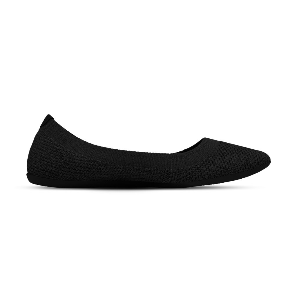 Allbirds Tree Breezers - Chaussures Plates Noir Femme | YPO-19562017