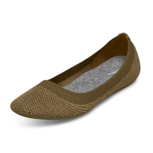 Allbirds Tree Breezers - Chaussures Plates Vert Foncé Olive Femme | TWC-49331037