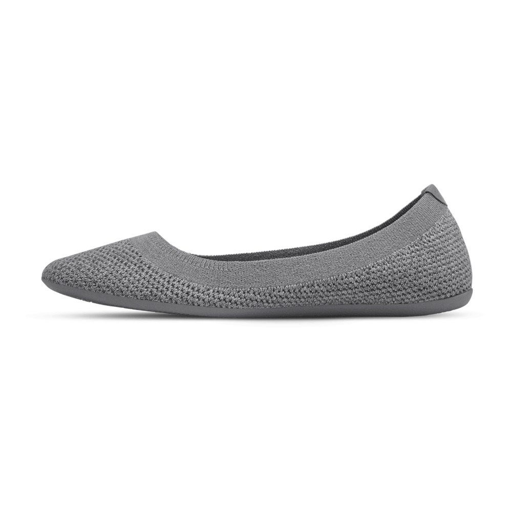 Allbirds Tree Breezers - Chaussures Plates Grise Foncé Femme | LBL-23610191