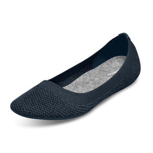 Allbirds Tree Breezers - Chaussures Plates Bleu Marine Femme | KAD-75883753