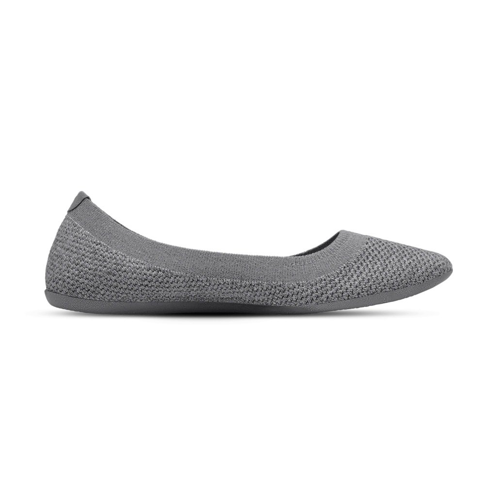 Allbirds Tree Breezers - Chaussures Plates Grise Foncé Femme | LBL-23610191