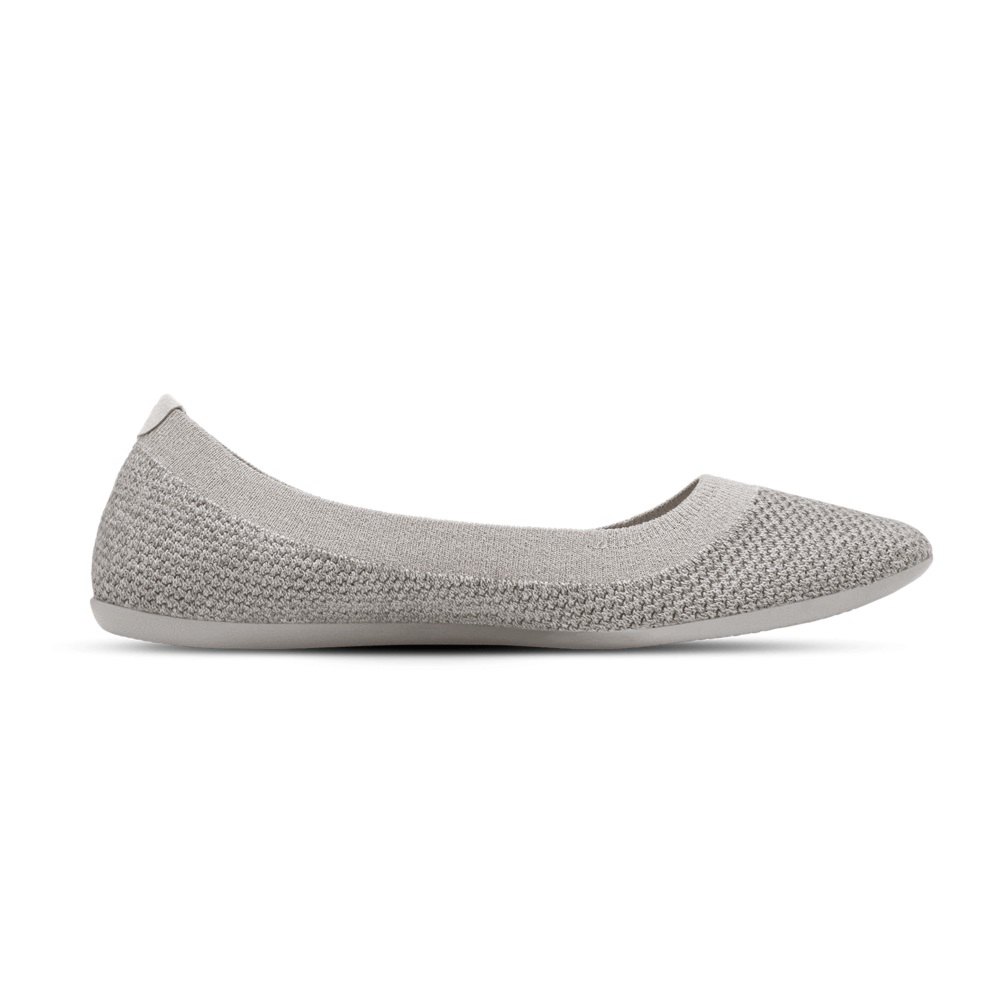 Allbirds Tree Breezers - Chaussures Plates Grise Femme | BZA-90424681