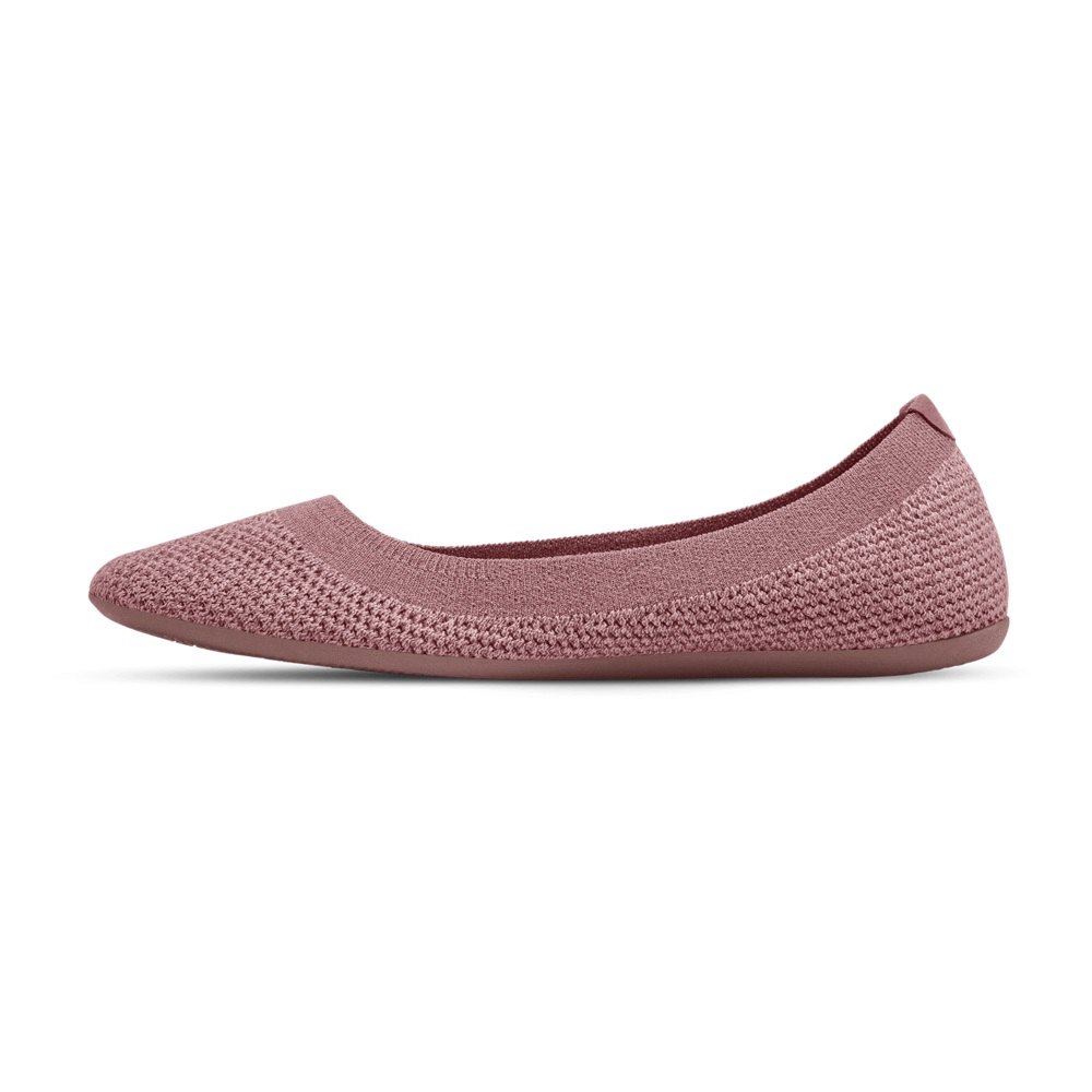 Allbirds Tree Breezers - Chaussures Plates Rose Femme | URJ-00196433