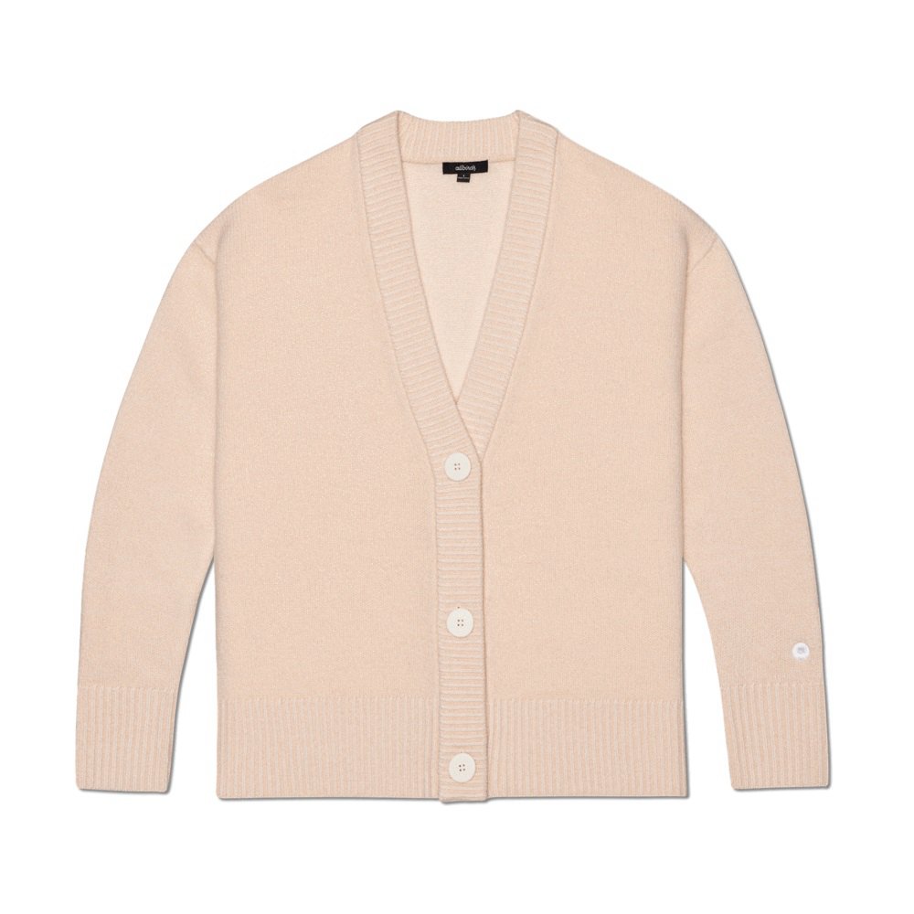 Allbirds Laine Cardi - Pull Beige Femme | PXU-19437495