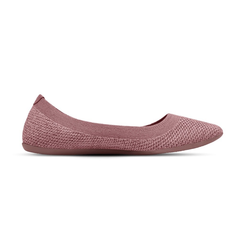 Allbirds Tree Breezers - Chaussures Plates Rose Femme | URJ-00196433