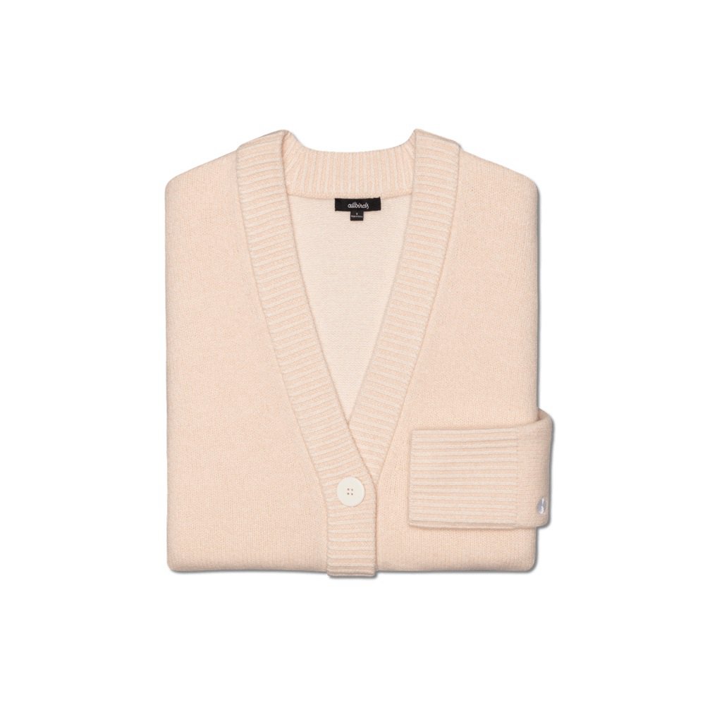 Allbirds Laine Cardi - Pull Beige Femme | PXU-19437495