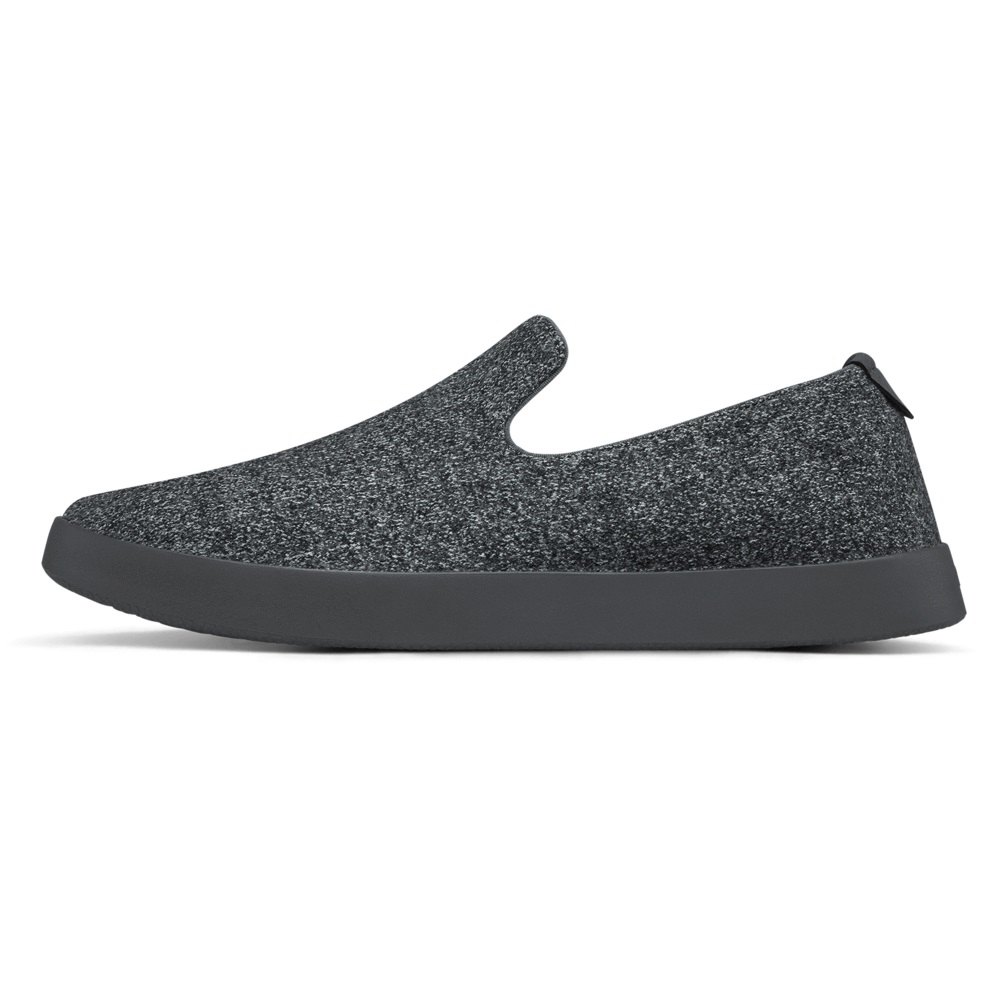 Allbirds Wool Loungers - Slip On Grise Foncé Femme | CPD-18145141