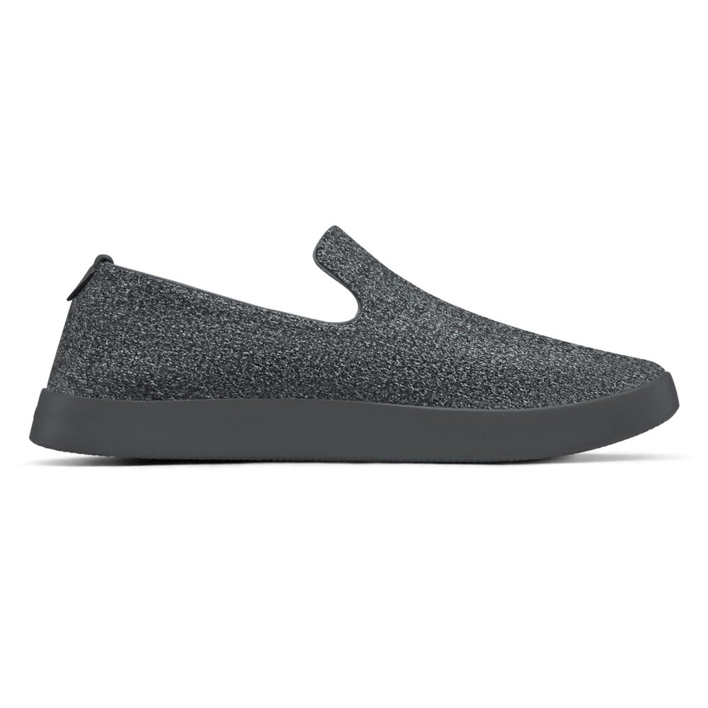 Allbirds Wool Loungers - Slip On Grise Foncé Femme | CPD-18145141